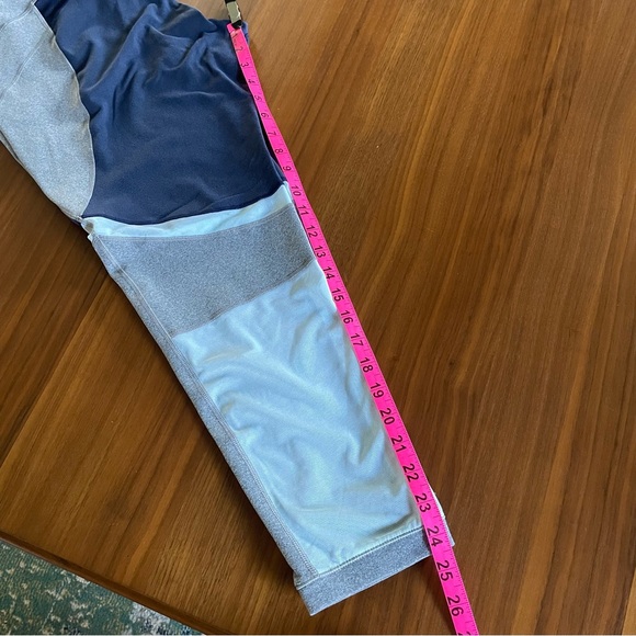 *SOLD* CALIA NWOT Essential Heather 7/8 Leggings Blue and Gray Mesh Size XL - Picture 5 of 10